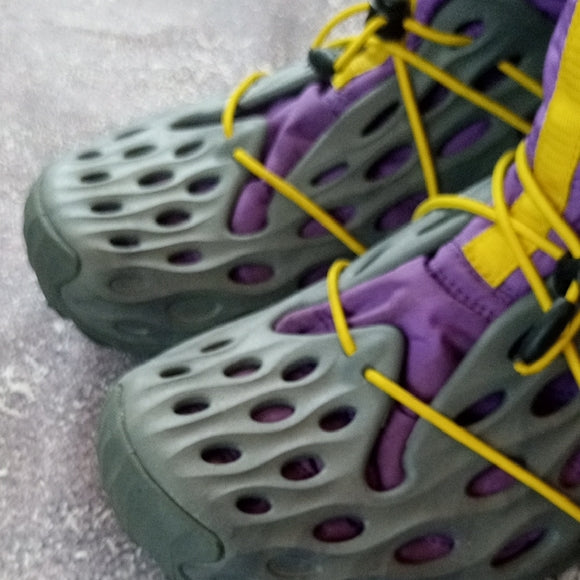 MERRELL CHARCOAL Hydro Moc AT Puff Mid CROC STYLE BOOTS Purple
