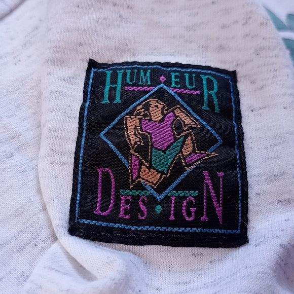 Vintage 90s Les Natchous J'aime Le Sport En General Hunter Design Single Stitch