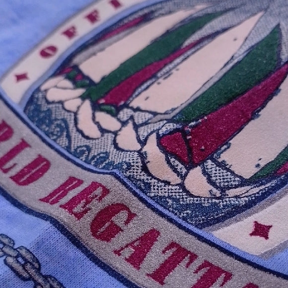 Vintage Myrtle Beach Team USA South Carolina Blue Graphic T-Shirt Single Stitch