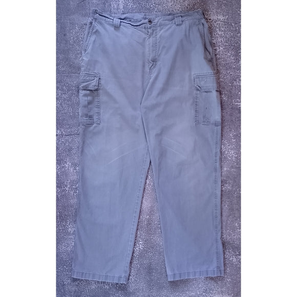 LLBEAN Men's Gray Cargo Pants BAGGY