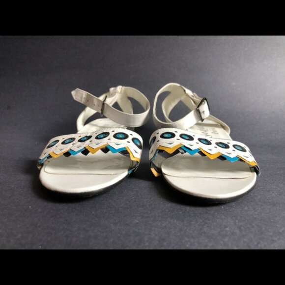 Vintage Yves Saint Laurent Boho Leather Flats