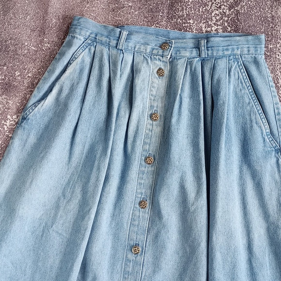 Vintage 1990s Northern Reflections Denim Skirt