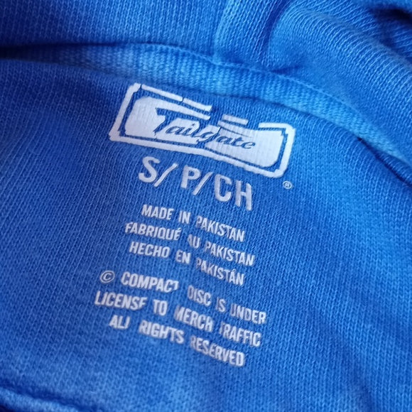 Compact disc Digital Audio Pullover Hoodie Blue