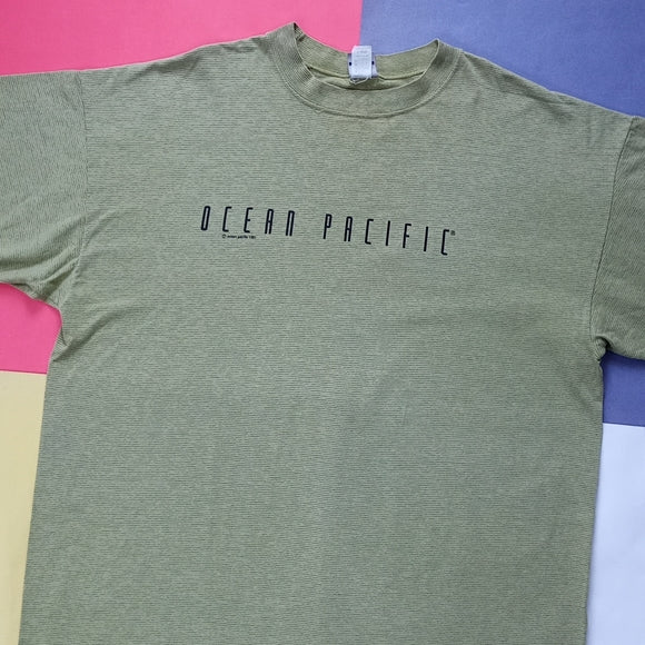 Vintage 1991 OP Ocean Pacific Single Stitch T-Shirt UNISEX