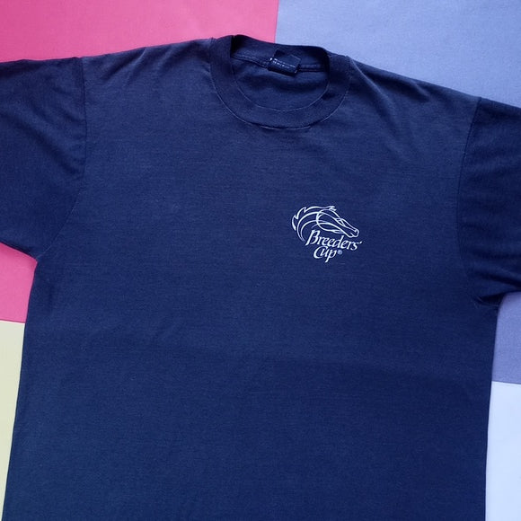 Vintage 90s Breeders Cup Single Stitch T-Shirt UNISEX
