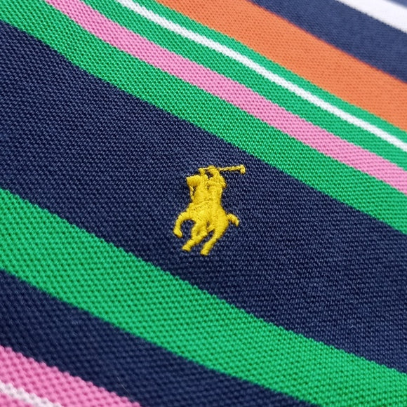 Polo By Ralph Lauren Polo Shirt Striped Custom Fit