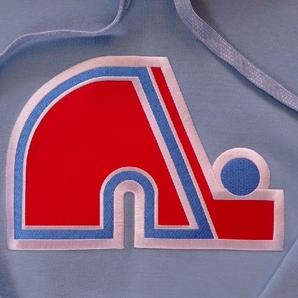 NHL Quebec Nordiques Blue Bulletin Hoodie