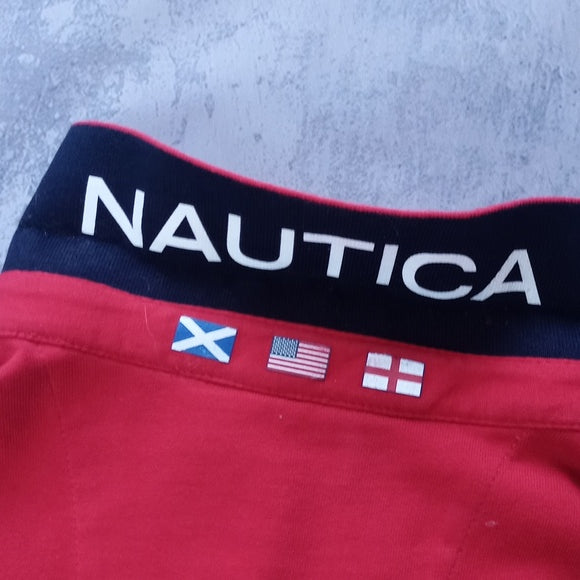 Nautica US1983 SAIL Essential Striped Polo T-Shirt