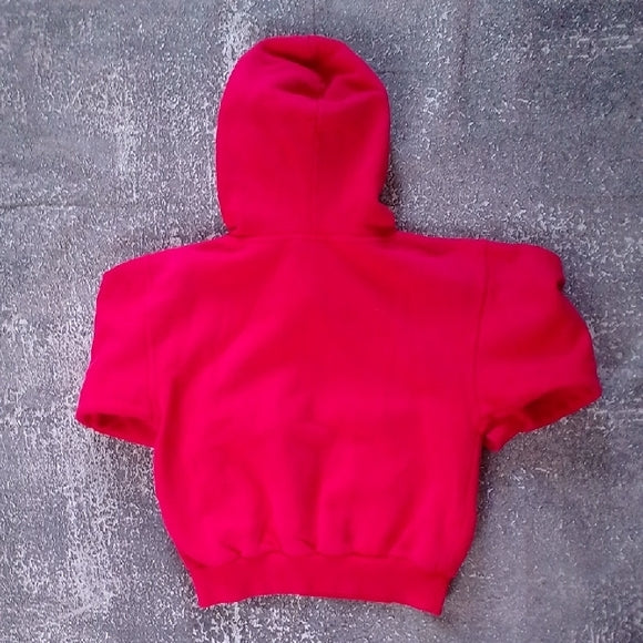 VINTAGE 90s OshKosh B'gosh Vibrant RED Hoodie