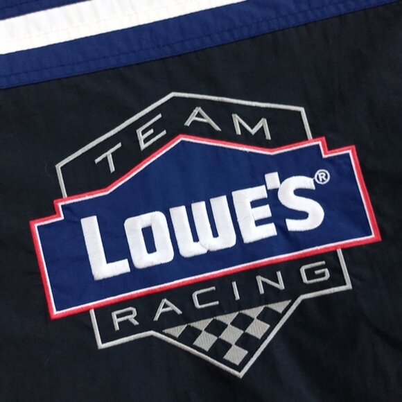 Jimmie Johnson #43 Lowe's Team Racing Embroidered Winter Jacket Chase Authentics