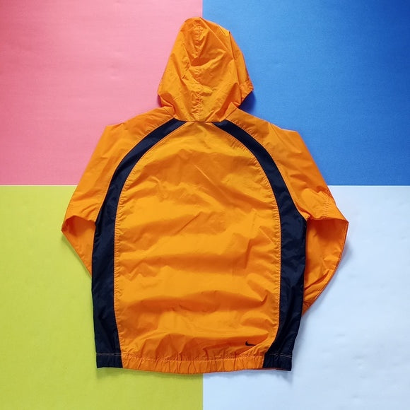 Vintage 90s Nike Essential Windbreaker Jacket Orange