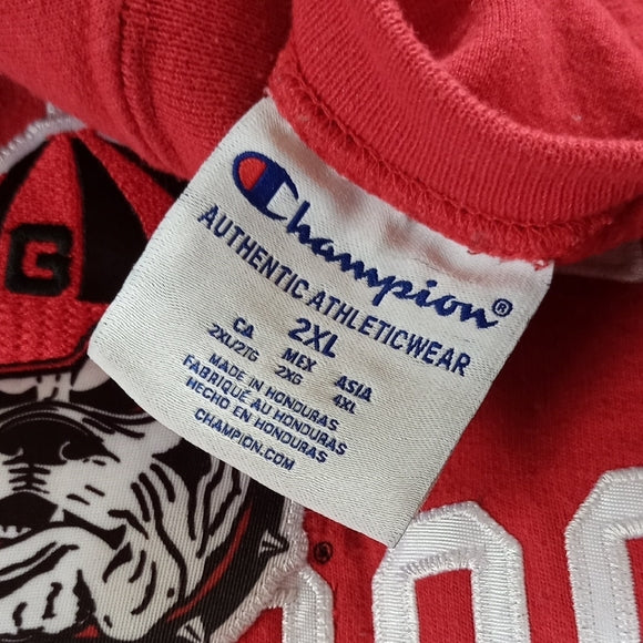 Champion Georgia Bulldogs Red Sweater UNISEX