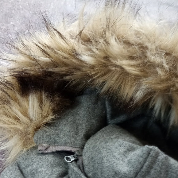 GAP WINTER WARMTH WOOL /GOOSEDOWN Gray Hooded Vest OUTDOOR EDITION