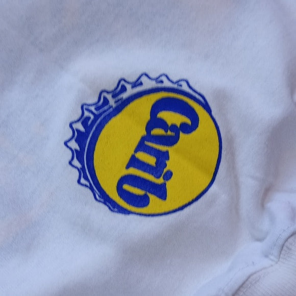 Vintage 90s Carib Lager Graphic Single Stitch T-Shirt