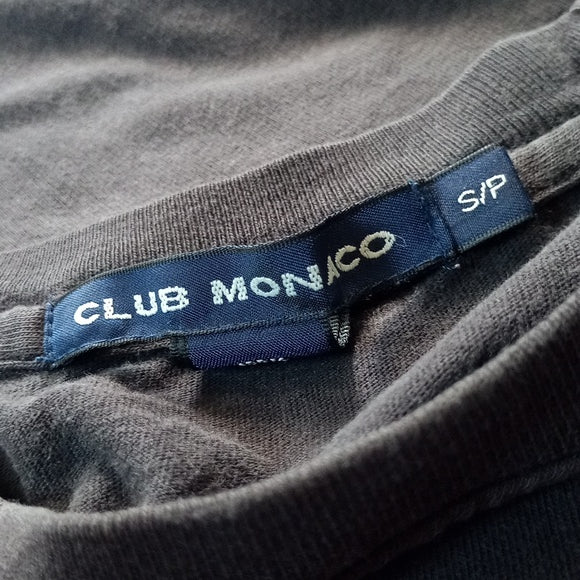 Vintage Club Monaco Small Logo Black T-Shirt