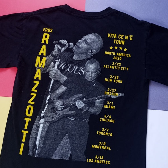 2022 EROS RAMAZZOTTI World Tour Aita Ce Nie Graphic T-Shirt Unisex