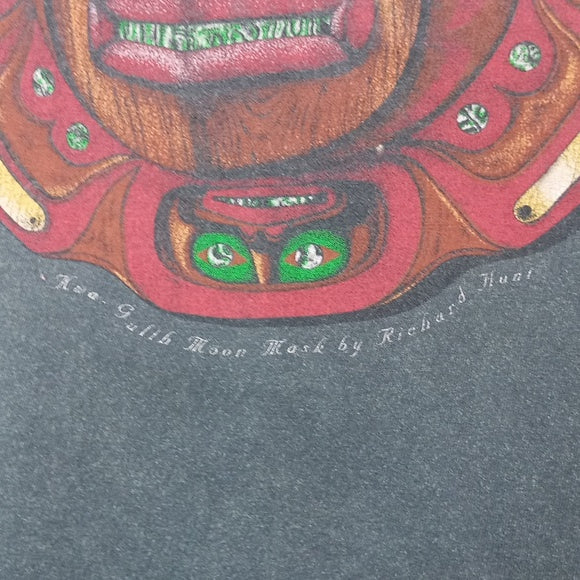 Vintage 90s Kwa Gulth Moon Make By Richard Hunt Single Stitch T-Shirt Unisex