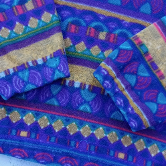 VINTAGE 90s Kapitaq Funk Pattern Pullover Sweater