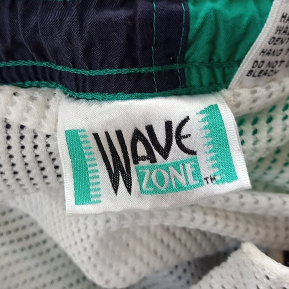 Vintage 90s Colour Block Wave Zone Fresh Prince Aunt Viv Shorts unisex POCKETS