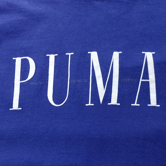 Vintage 90s Puma Health Energetic Lifestyle Graphic T-Shirt Unisex