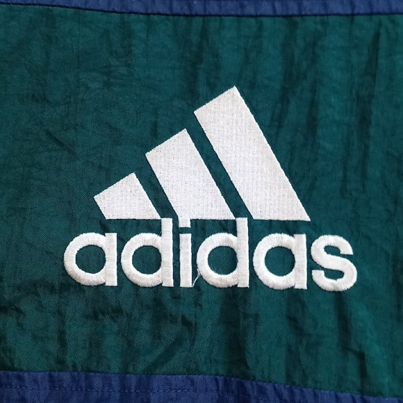 Vintage 90s Adidas Blue/Green Essential Winter Jacket
