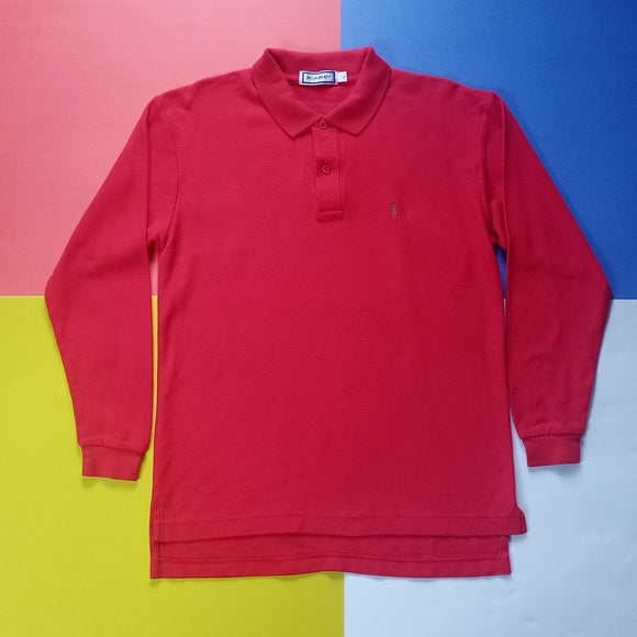 Vintage Yves Saint Laurent Long-sleeved Polo Shirt