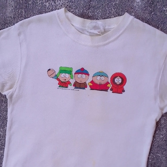Kids Cartoon Character White T-Shirt