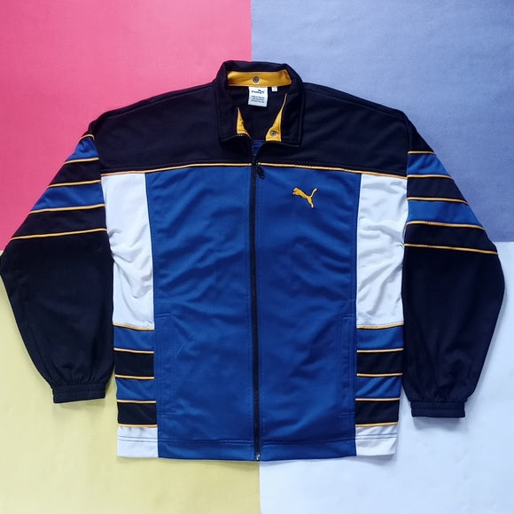 Vintage 90s PUMA Big Logo Track Style Jacket Unisex