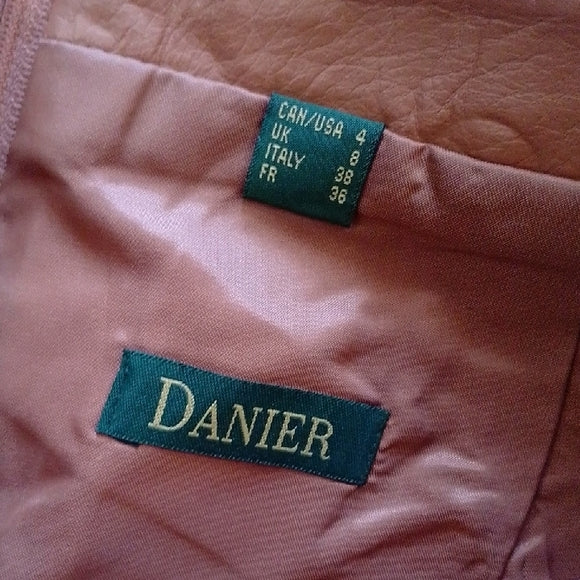 Danier Brown Leather Pants