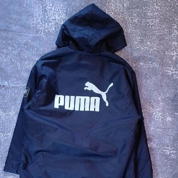 VINTAGE Puma Navy Hooded Jacket