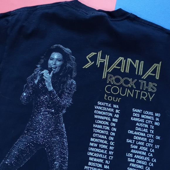 Shania Twain Rock This Country Tour Band T-Shirt