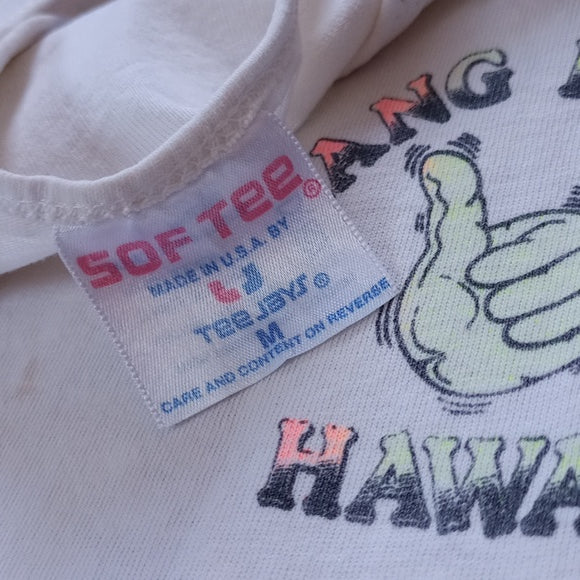Vintage 90s Hang Loose Hawaii Graphic Muscle Shirt UNISEX