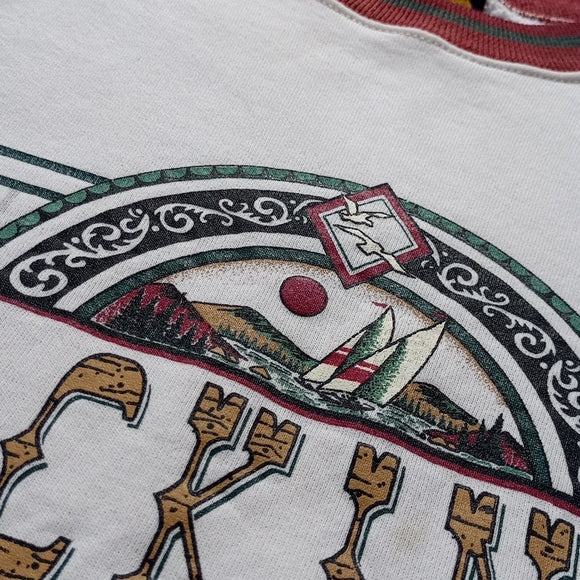 Vintage 1993 Mackinac Islands Graphic Crewneck Sweater