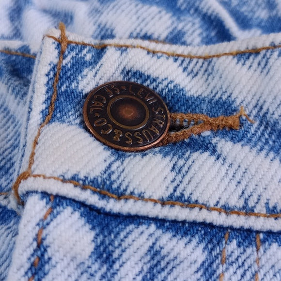 Vintage 90s Levis Orange Tag Acid Wash Denim Jeans 40550 0208 UNISEX