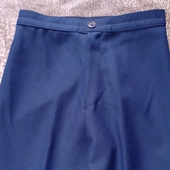 Vintage 90s Women's Blue Wide Leg Pants