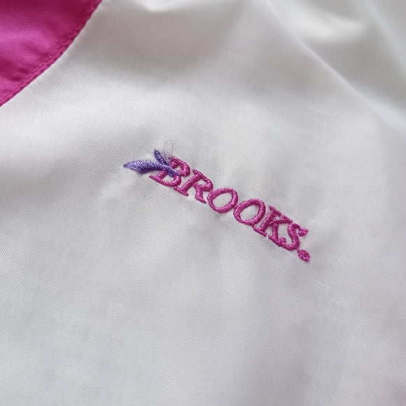 Vintage 90s Brooks Pink Purple Funk Windbreaker