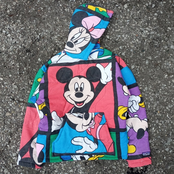 Vintage 1990s Disney Mickey Mouse & Friends Reworked Bennygonia Hoodie UNISEX