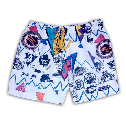 Vintage 1993 NHL TEAMS Custom Reworked Bennygonia Shorts
