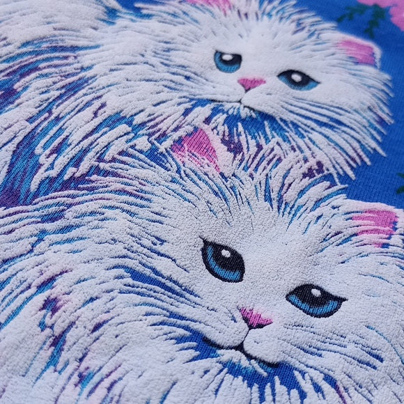 VINTAGE 90s Kitty Cats BRANSON T-Shirt Single Stitch UNISEX
