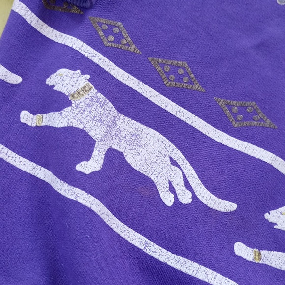 Vintage 90s Big Cats With Gold Sweater Unisex