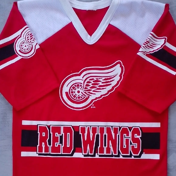 VINTAGE 90s NHL Detroit Red Wings Jersey UNISEX TEAM GLASGOW