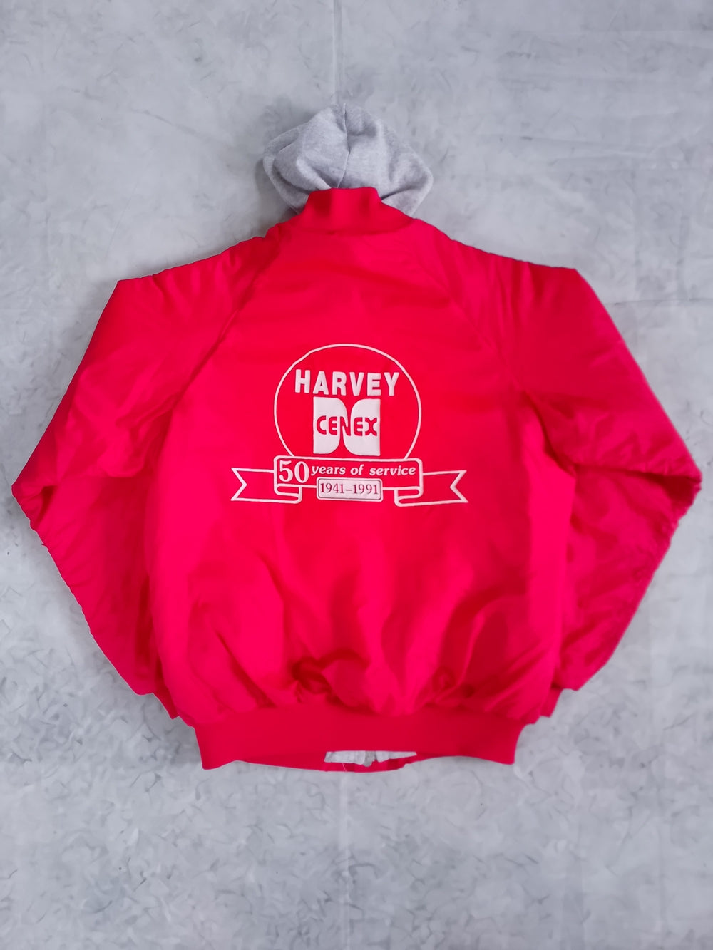 Vintage 1991 Harvey CENEX 50 YEARS OF SERVICE Graphic Jacket