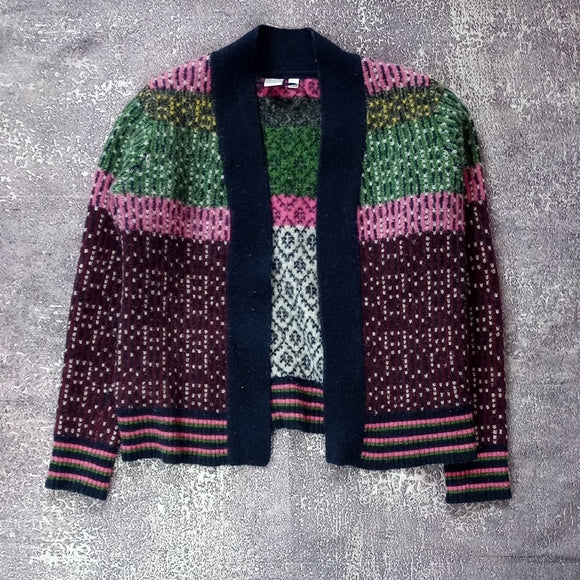 TWIK SIMONS LAMBSWOOL Multicolor Patterned Women's Sweater
