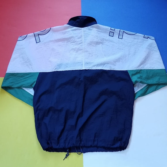 Vintage 1980s ADIDAS Pullover Windbreaker Jacket