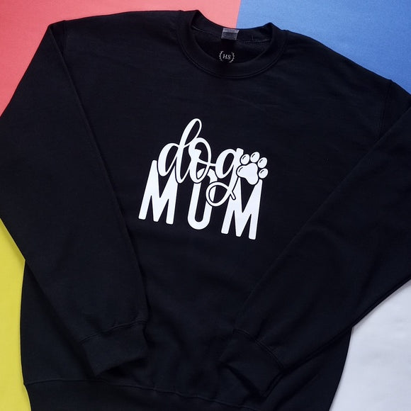 Dog MOM Graphic Crewneck Sweater UNISEX PAW