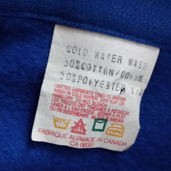 Vintage Colour Block ESSO Tiger Merchandiser Embroidered Zip-Up Sweater Unisex