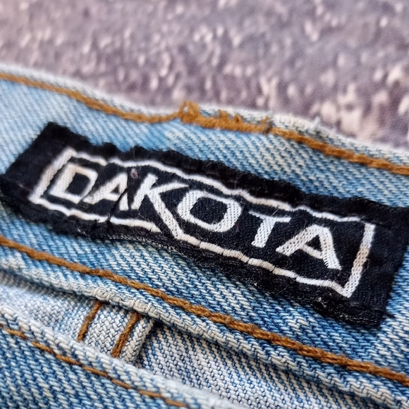 Vintage 90s Reworked Double Knee Utilitarian Workwear Baggy Denim Jeans UNISEX