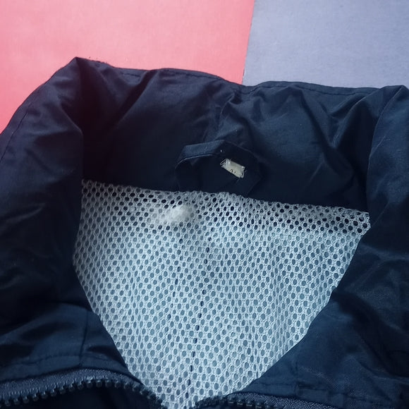 Vintage 90s Cat Equipment Big Logo Windbreaker Jacket UNISEX BLUE