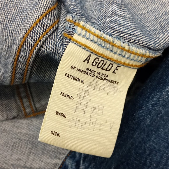 Agolde Silka Denim Jumpsuit