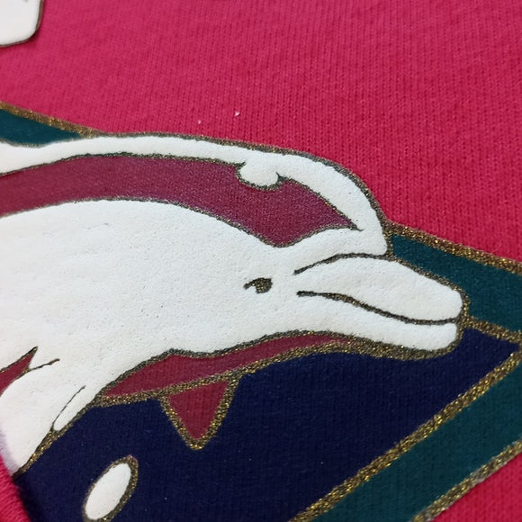 Vintage 90s Ocean City Dolphin Graphic Single Stitch T-Shirt